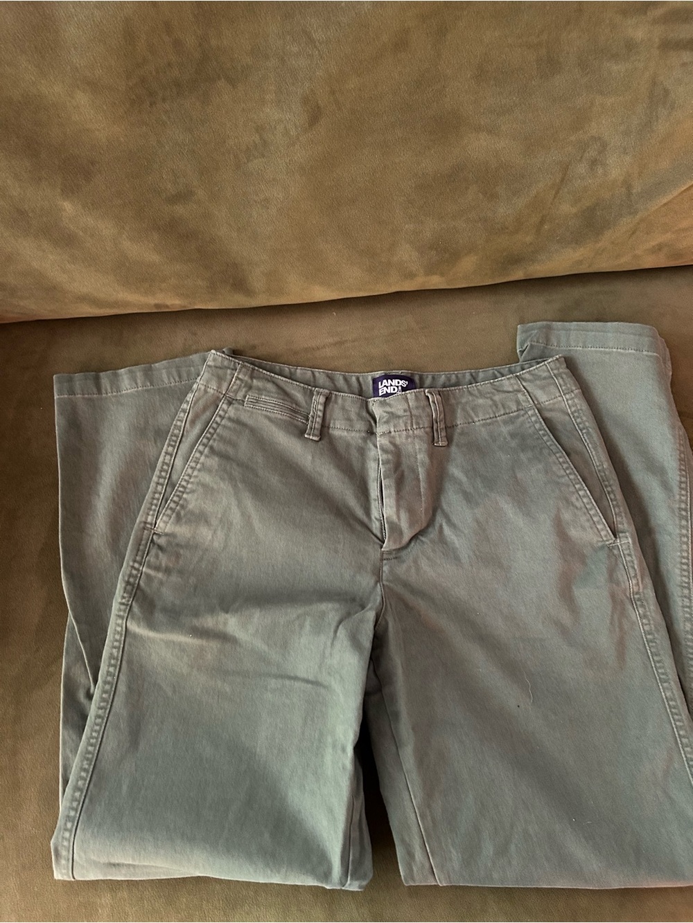 Lands' End Women’s Green Chino Pants